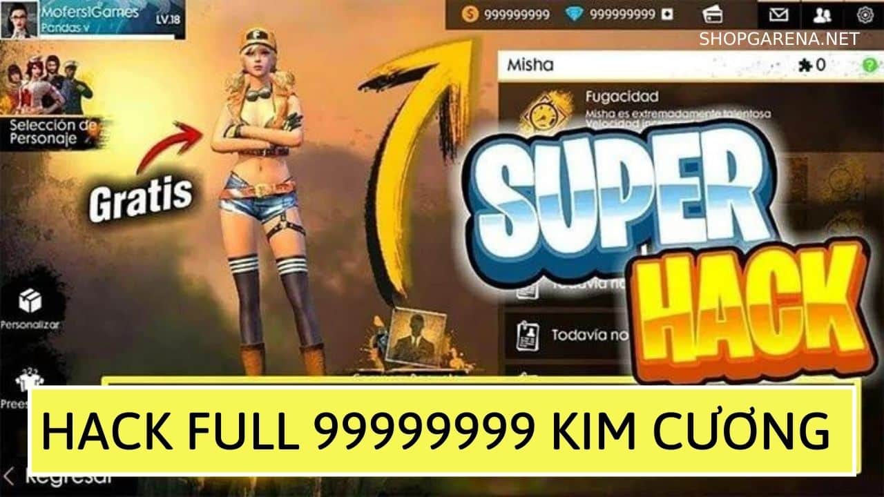 Hack Kim Cương game Free Fire 100% thành công