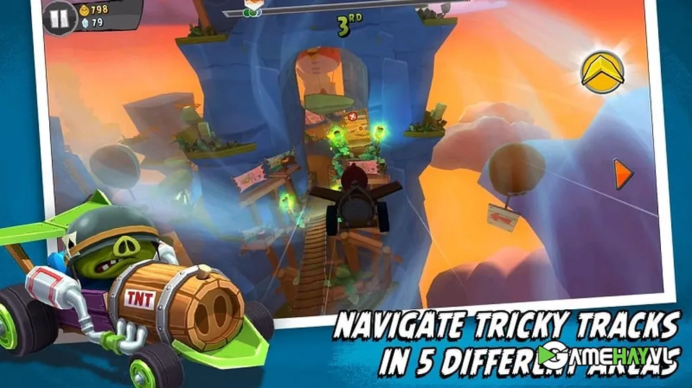 Phiên bản Angry Birds Go Hack MOD của Gamehayvl có gì?