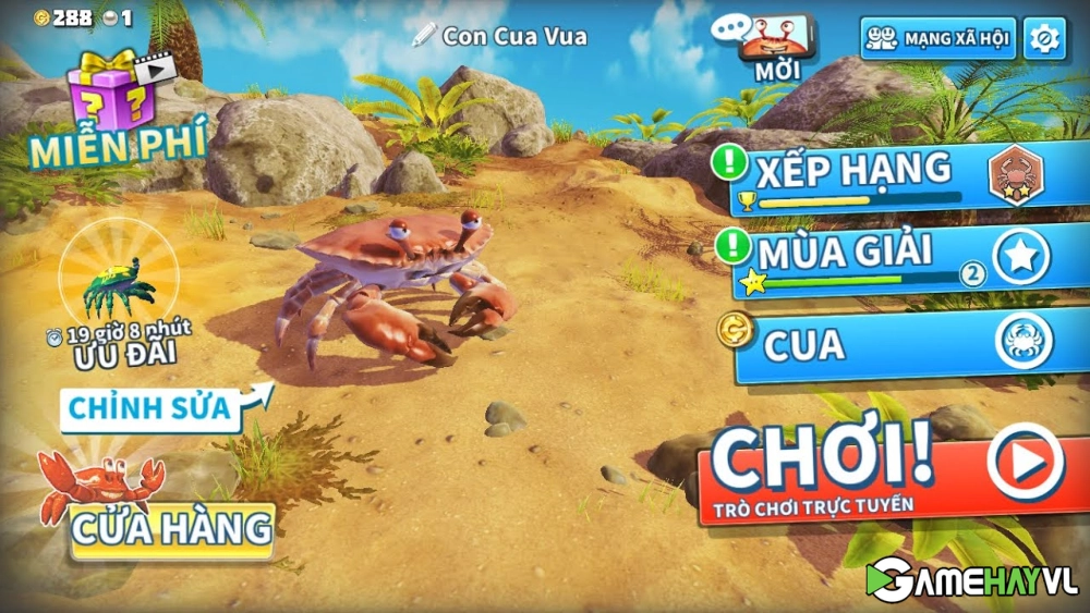 Tính năng nổi bật của Hack King of Crabs Mod