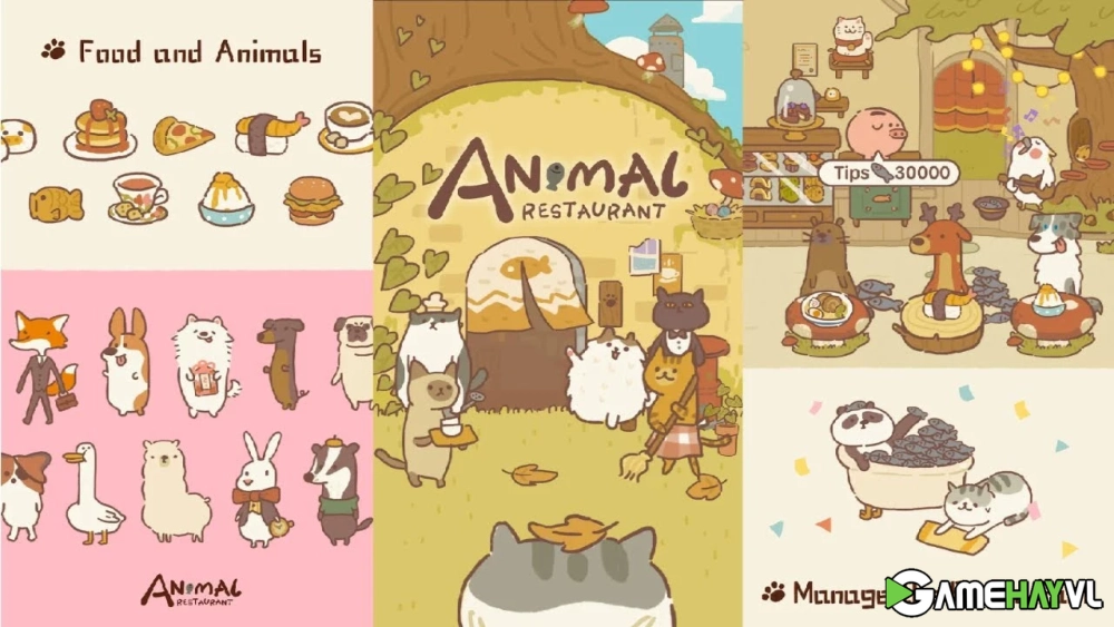 Giới thiệu game Animal Restaurant Mod