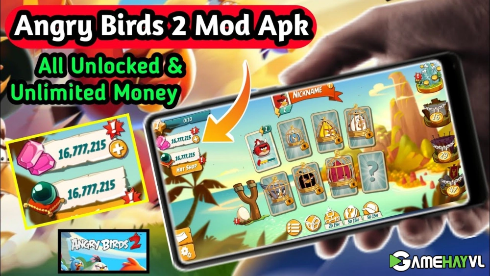 Tính năng nổi bật của Angry Birds 2 Hack